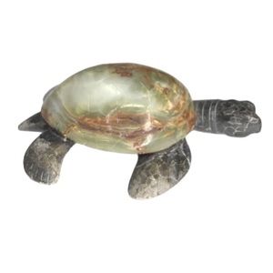 Hand Carved Agate Tortoise